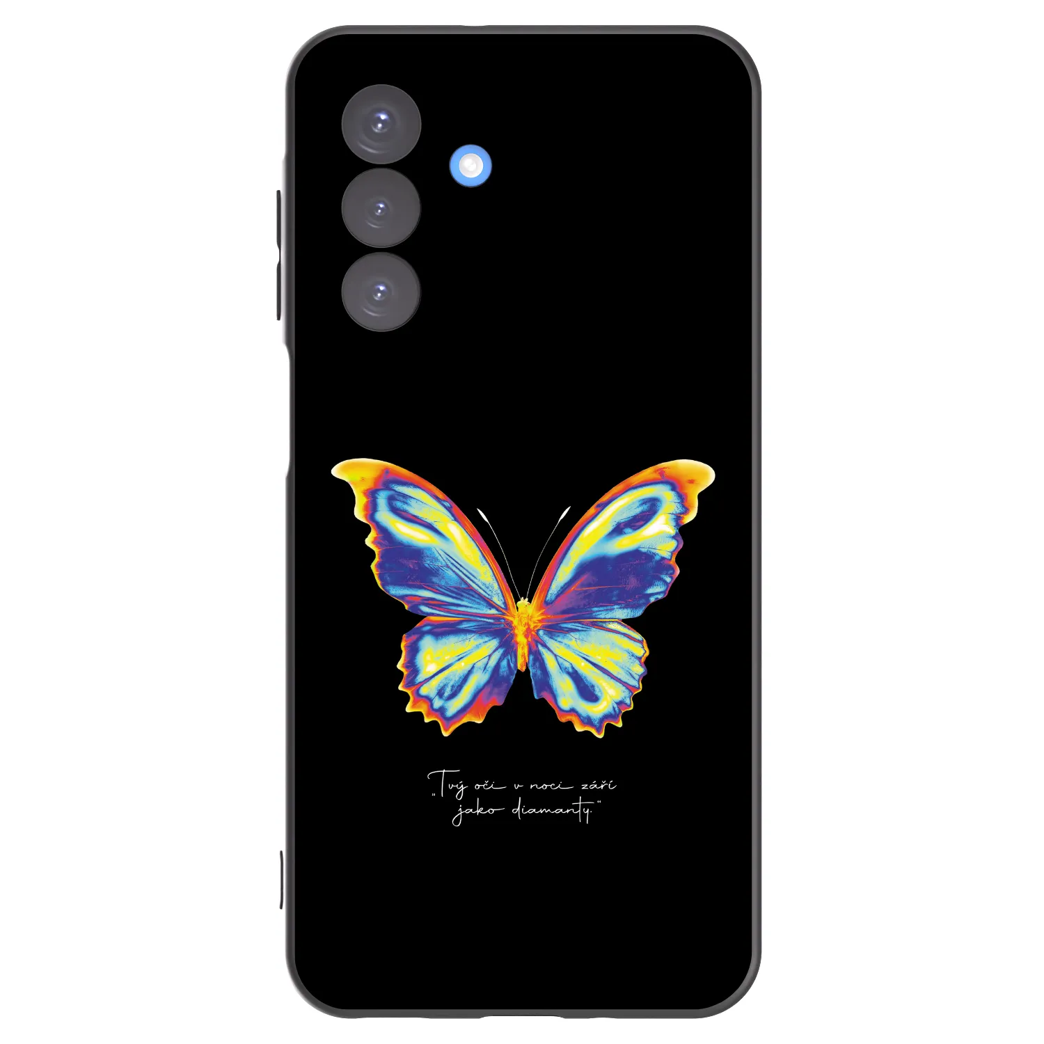 Picasee fekete szilikon tok az alábbi mobiltelefonokra Samsung Galaxy A17 5G - Diamanty Black