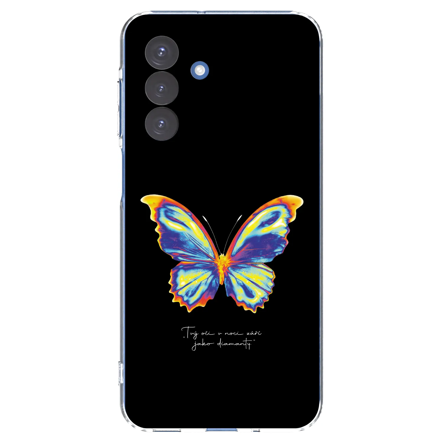 Picasee átlátszó szilikon tok az alábbi mobiltelefonokra Samsung Galaxy A17 5G - Diamanty Black