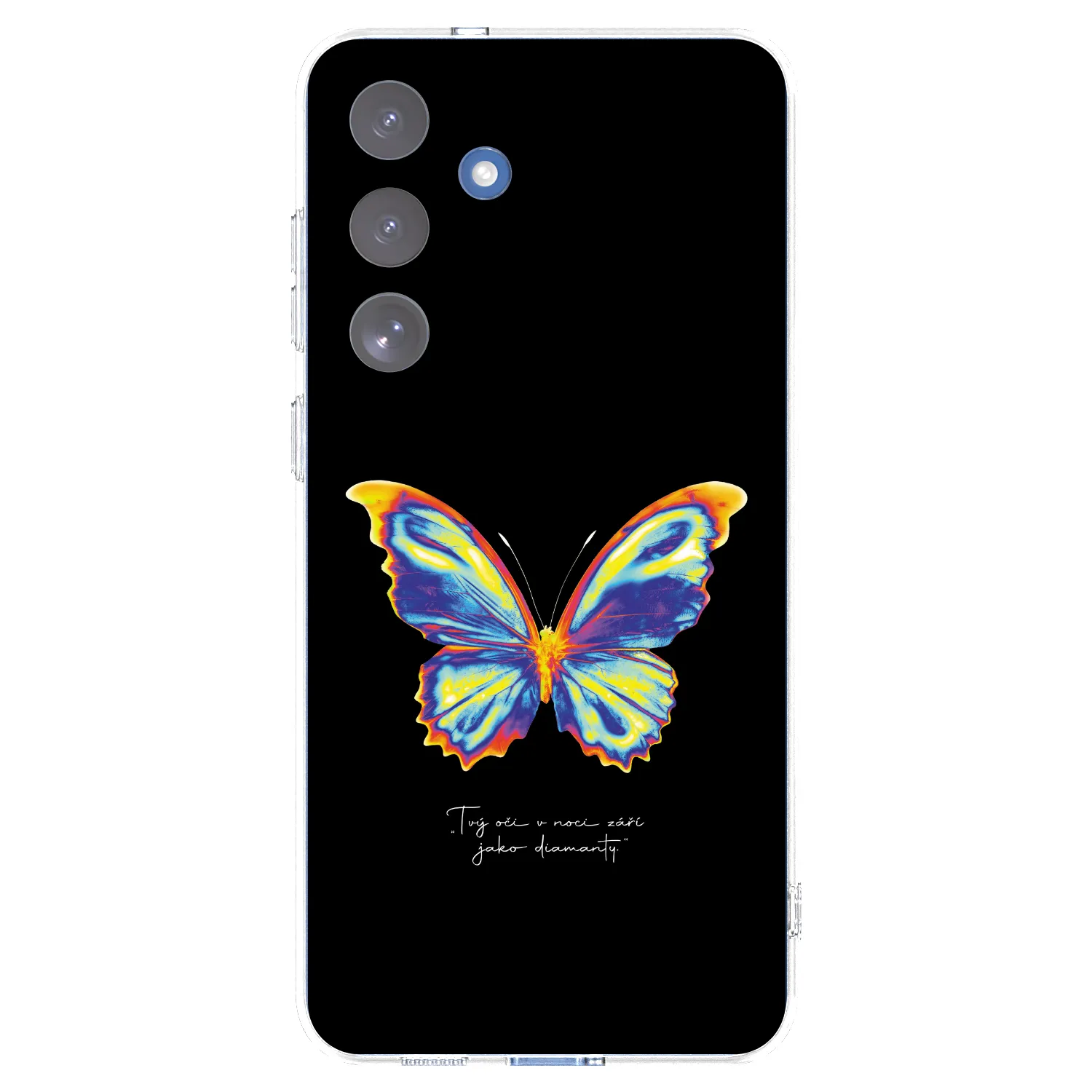 Picasee átlátszó szilikon tok az alábbi mobiltelefonokra Samsung Galaxy S25 FE 5G - Diamanty Black