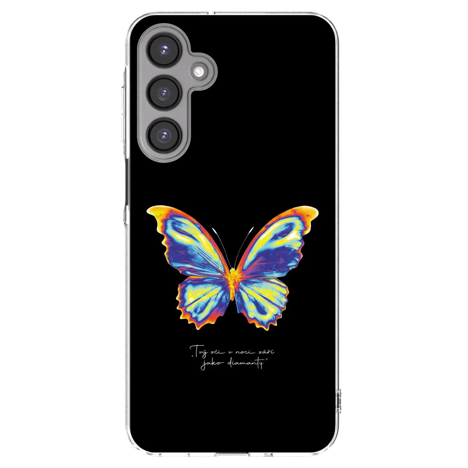Picasee átlátszó szilikon tok az alábbi mobiltelefonokra Samsung Galaxy A16 4G - Diamanty Black