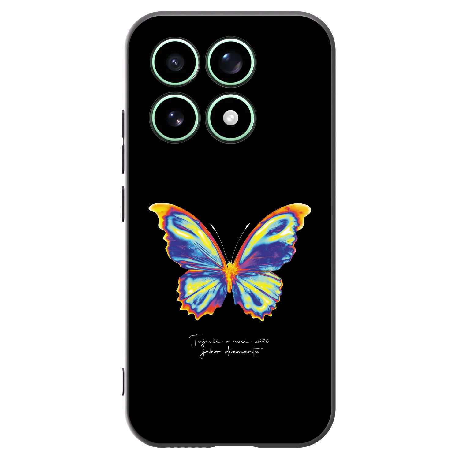 Picasee fekete szilikon tok az alábbi mobiltelefonokra Xiaomi 17 - Diamanty Black