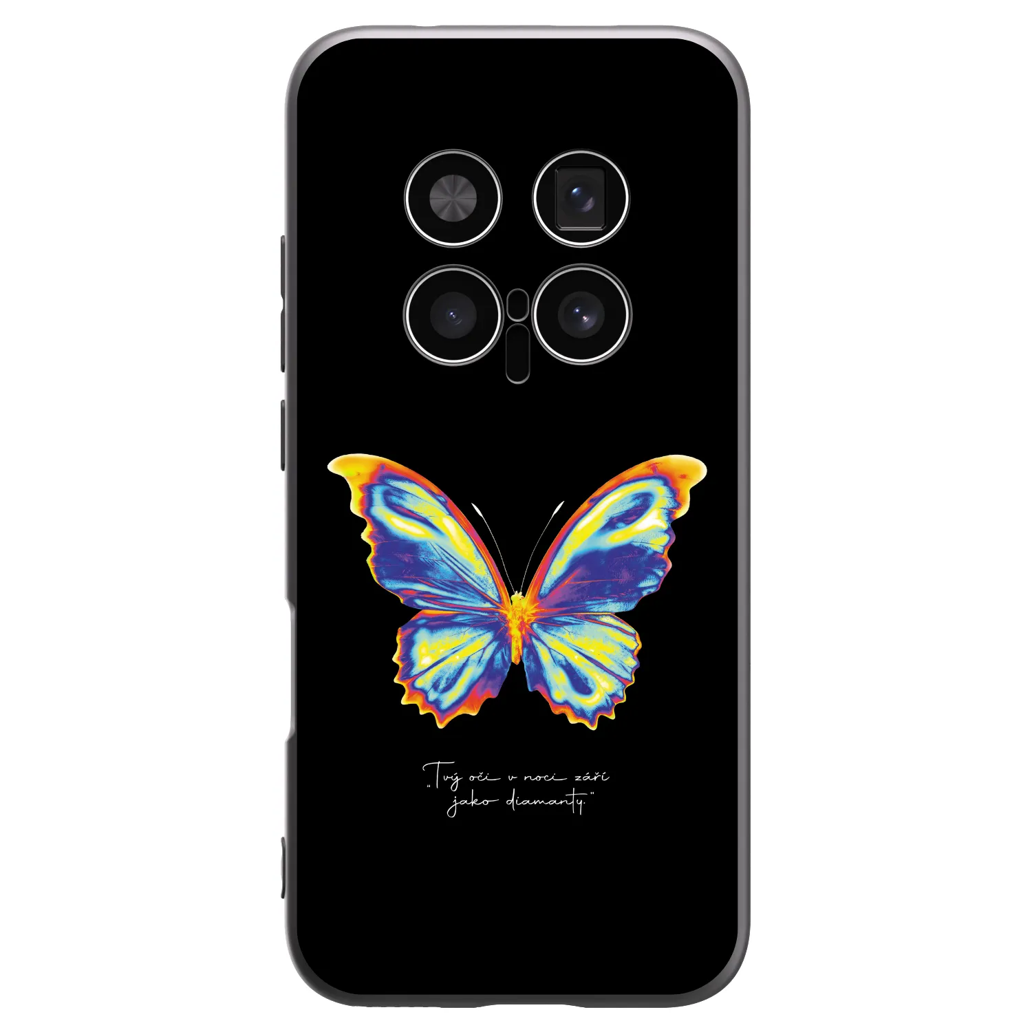 Picasee fekete szilikon tok az alábbi mobiltelefonokra Honor Magic8 Pro 5G - Diamanty Black