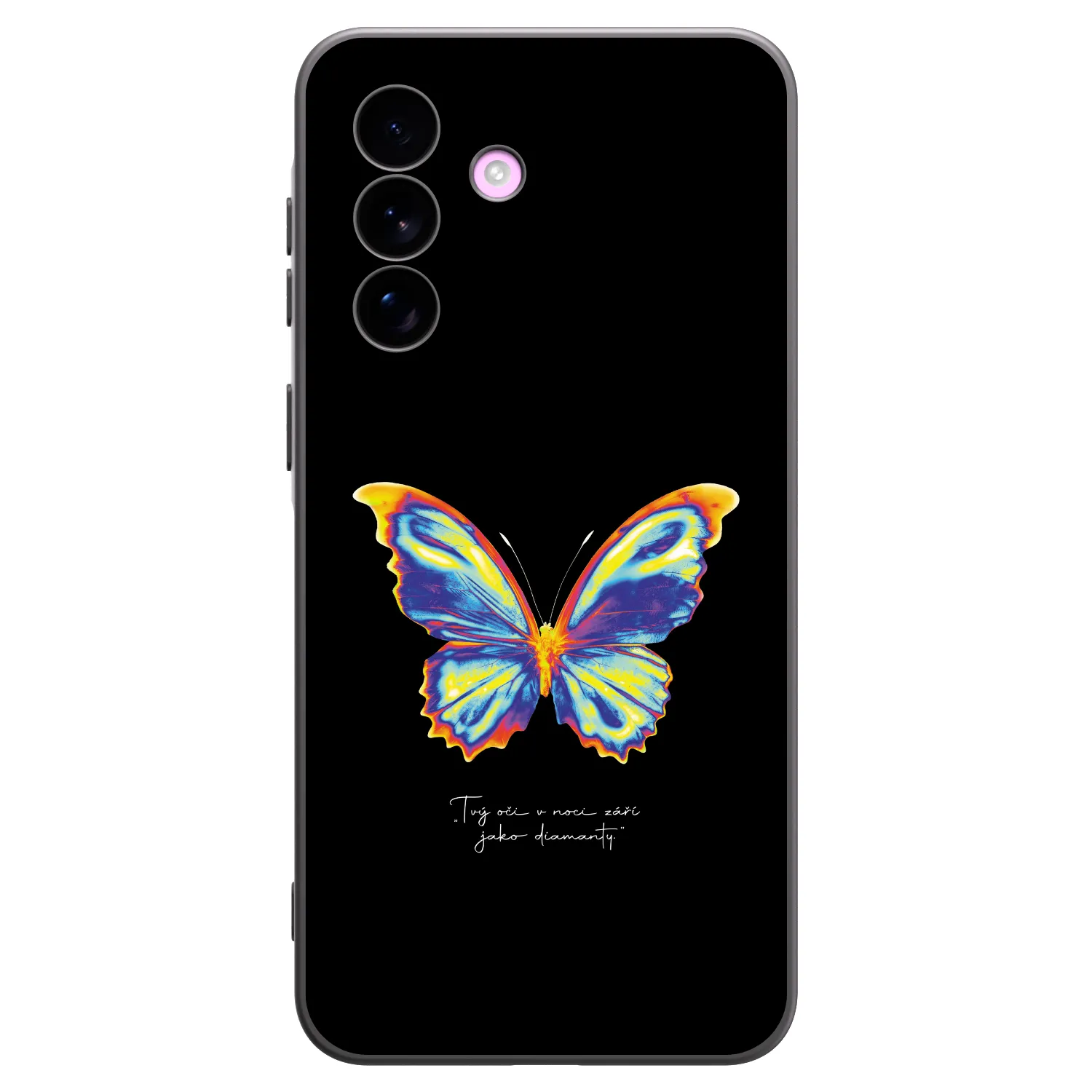 Picasee fekete szilikon tok az alábbi mobiltelefonokra Samsung Galaxy A57 5G - Diamanty Black
