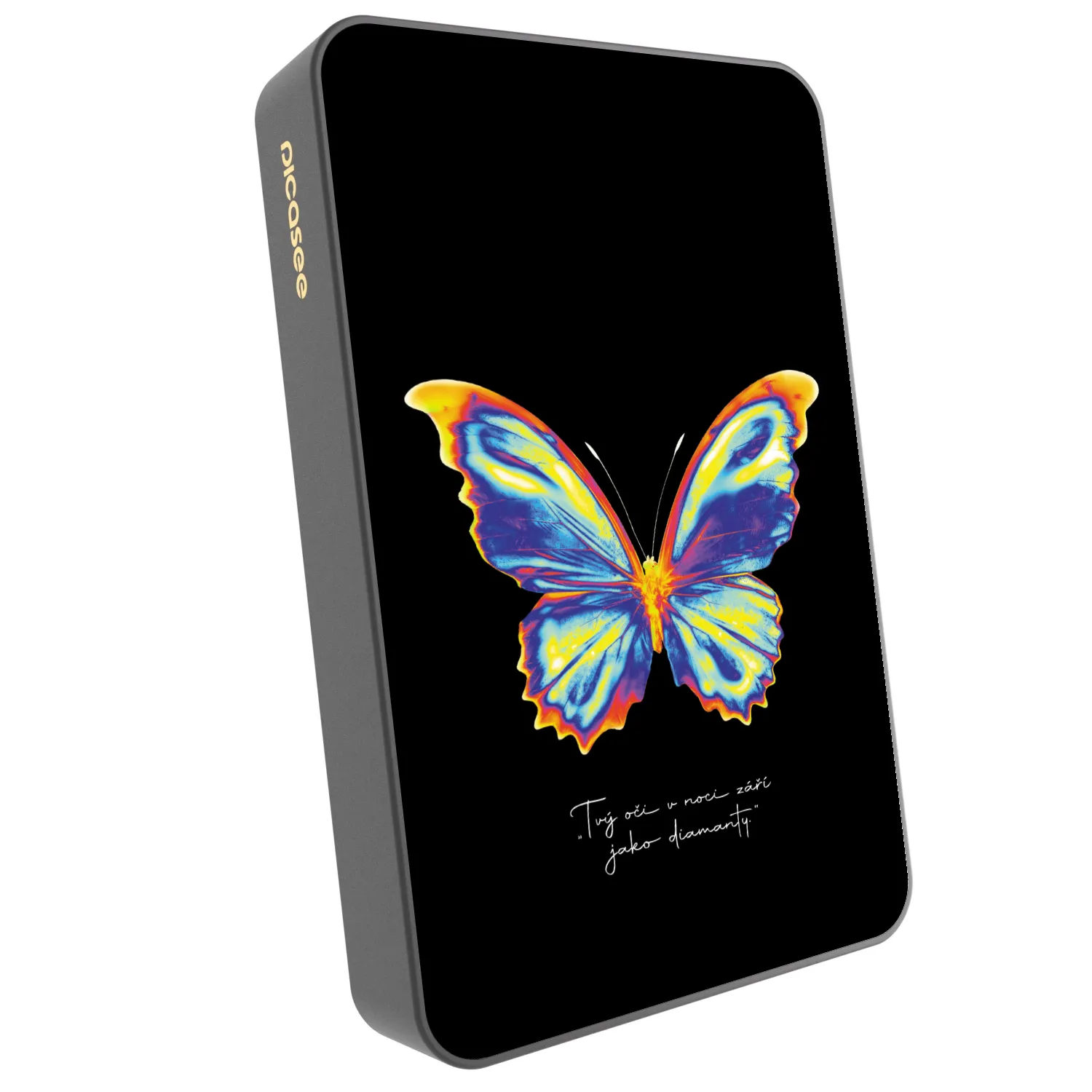 Picasee Powerbank MagSafe 10 000 mAh Szürke - Diamanty Black