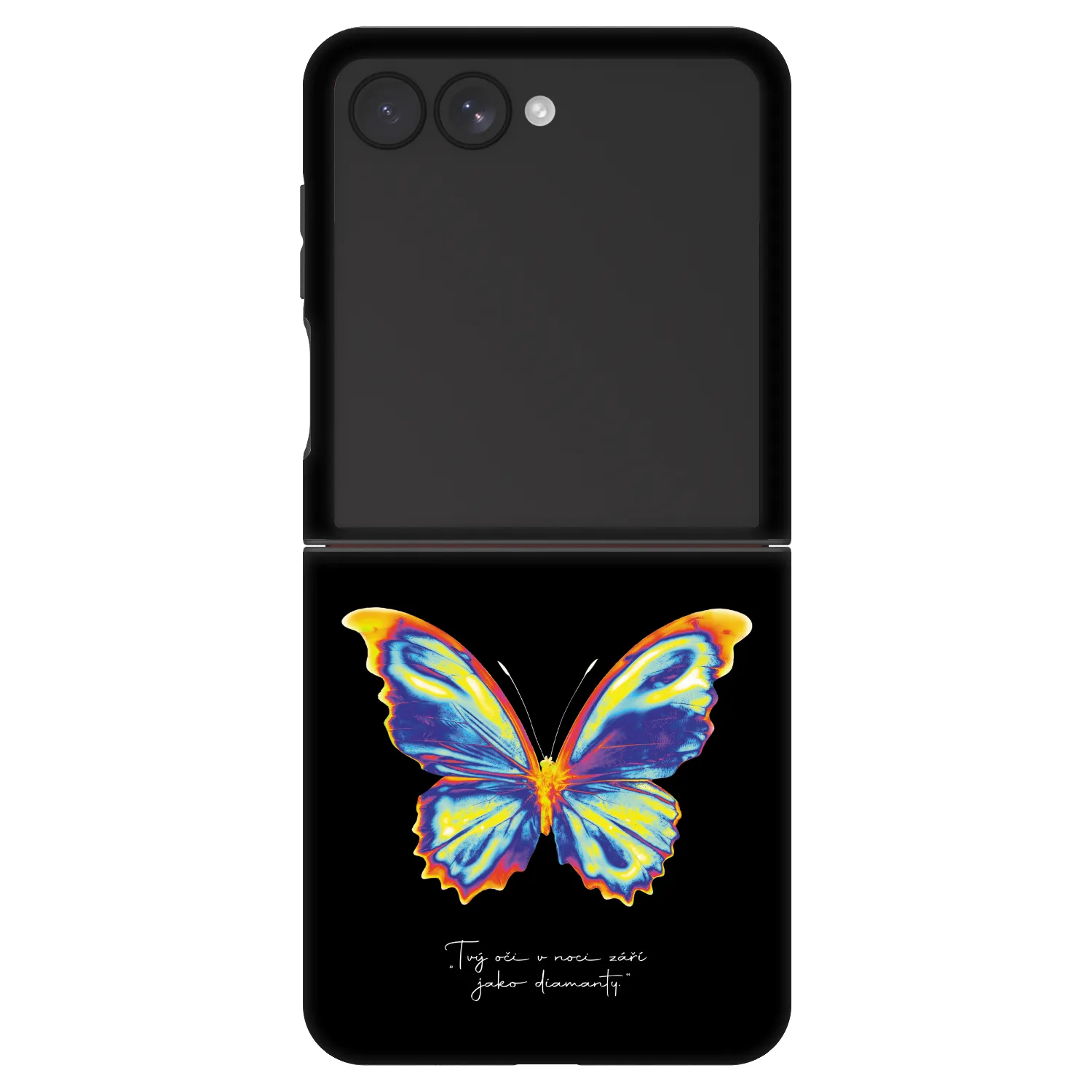 Picasee Fashion Case Samsung Galaxy Z Flip7 5G - Diamanty Black
