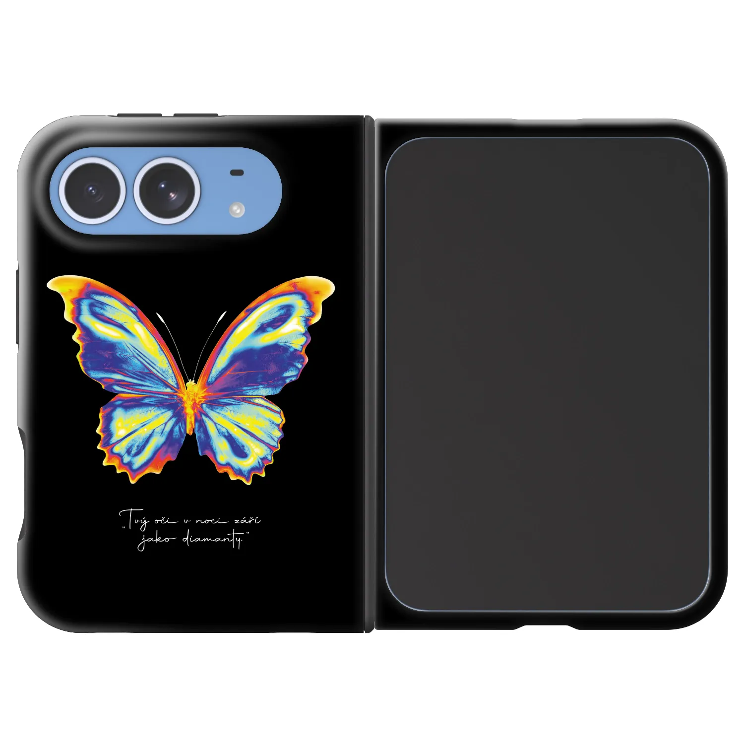 Picasee Fashion Case MagSafe Apple iPhone Duo - Diamanty Black