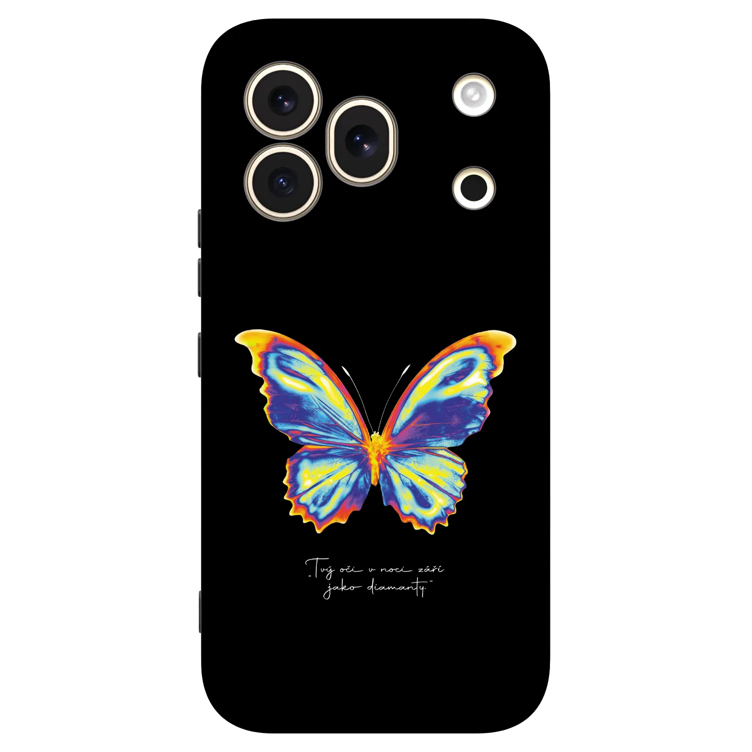 Picasee fekete szilikon tok az alábbi mobiltelefonokra Honor 600 Pro - Diamanty Black