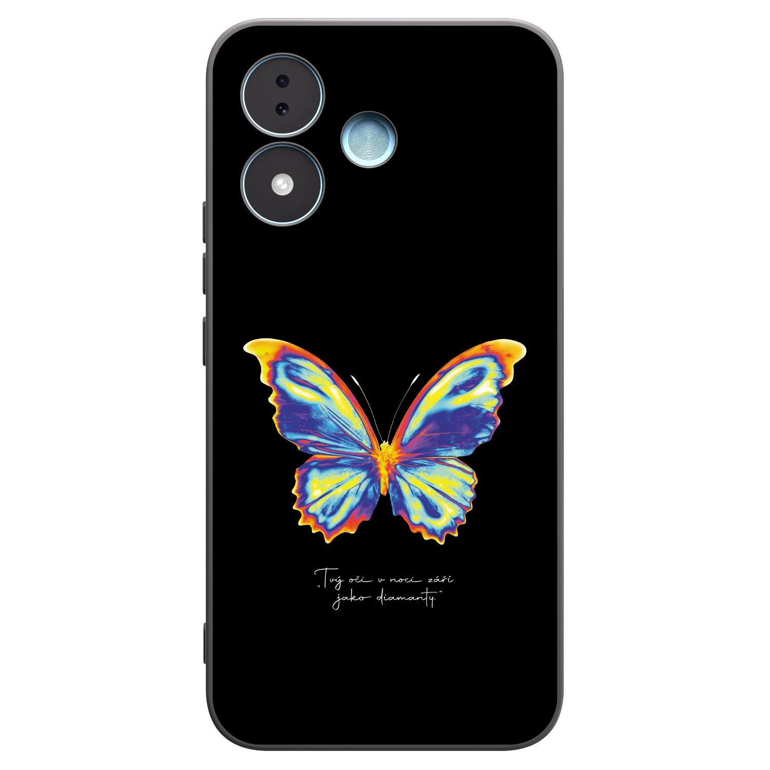 Picasee fekete szilikon tok az alábbi mobiltelefonokra Xiaomi Redmi Note 17 5G - Diamanty Black