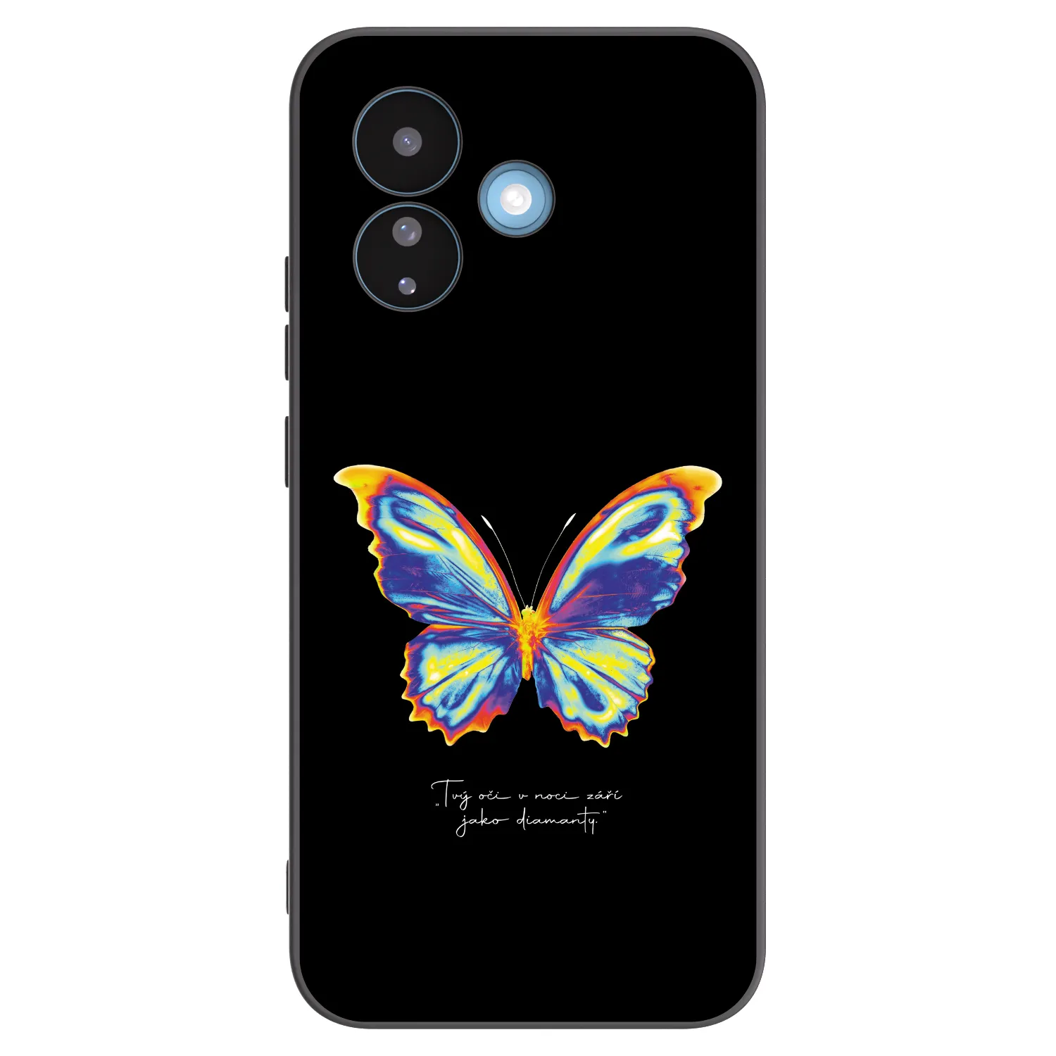 Picasee fekete szilikon tok az alábbi mobiltelefonokra Xiaomi Redmi Note 17 Pro 5G - Diamanty Black