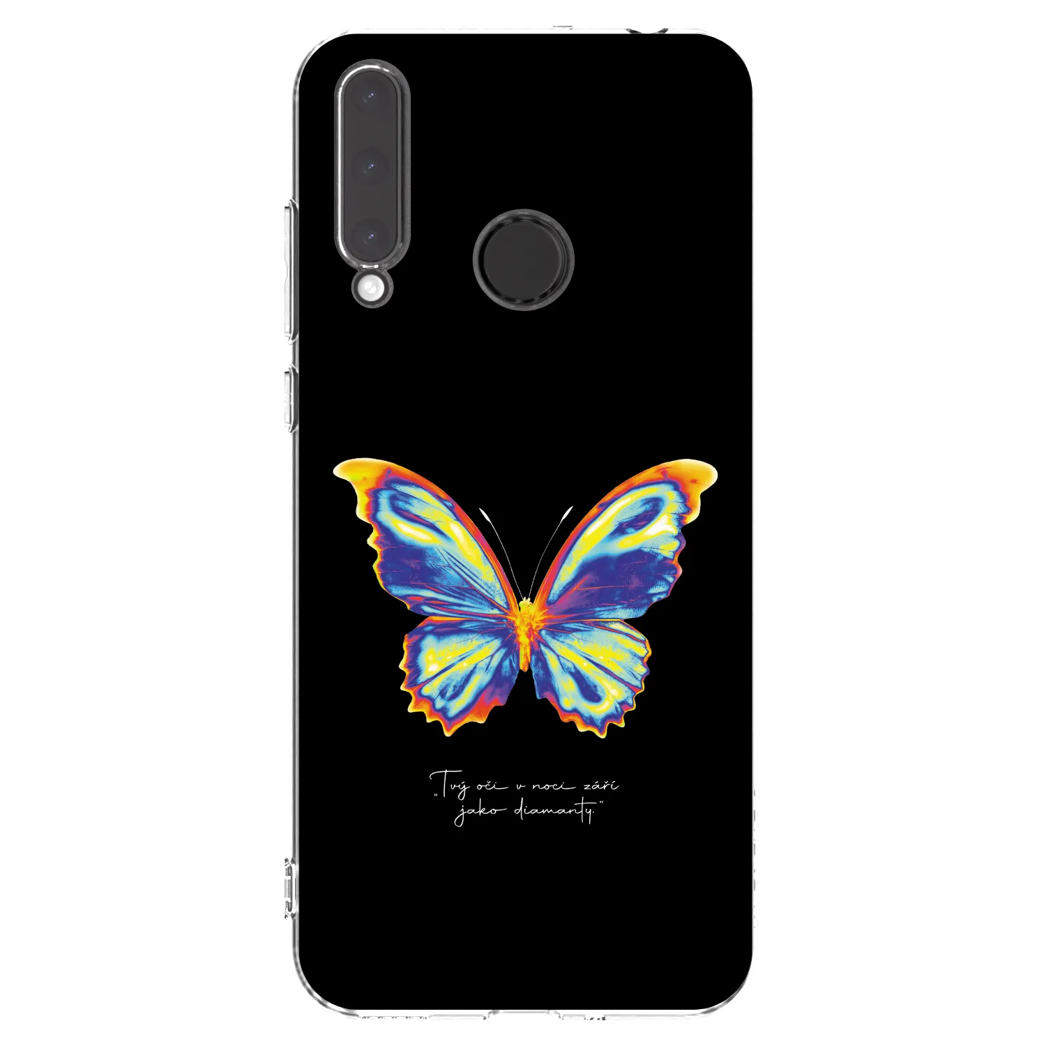 Picasee átlátszó szilikon tok az alábbi mobiltelefonokra Honor 20 Lite - Diamanty Black
