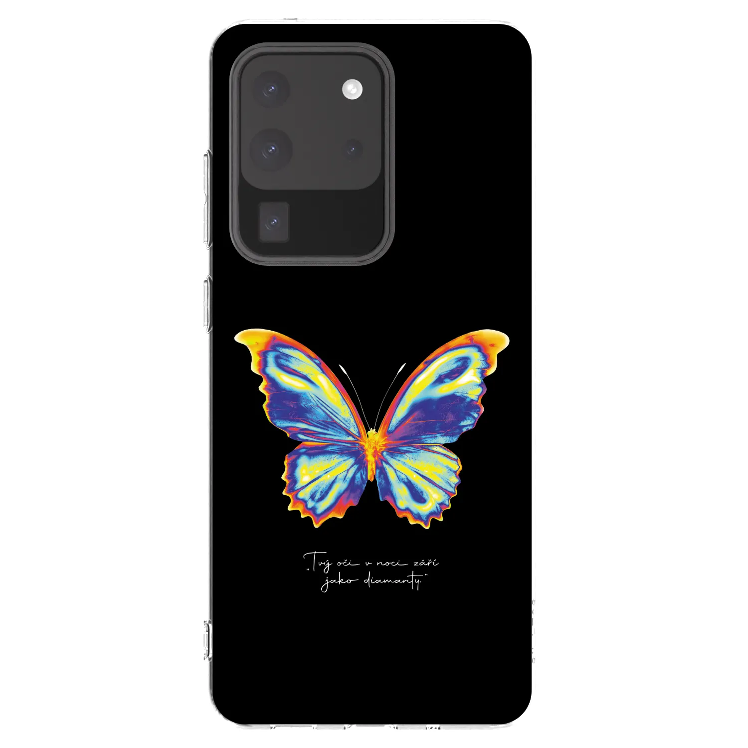 Picasee átlátszó szilikon tok az alábbi mobiltelefonokra Samsung Galaxy S20 Ultra 5G G988F - Diamanty Black