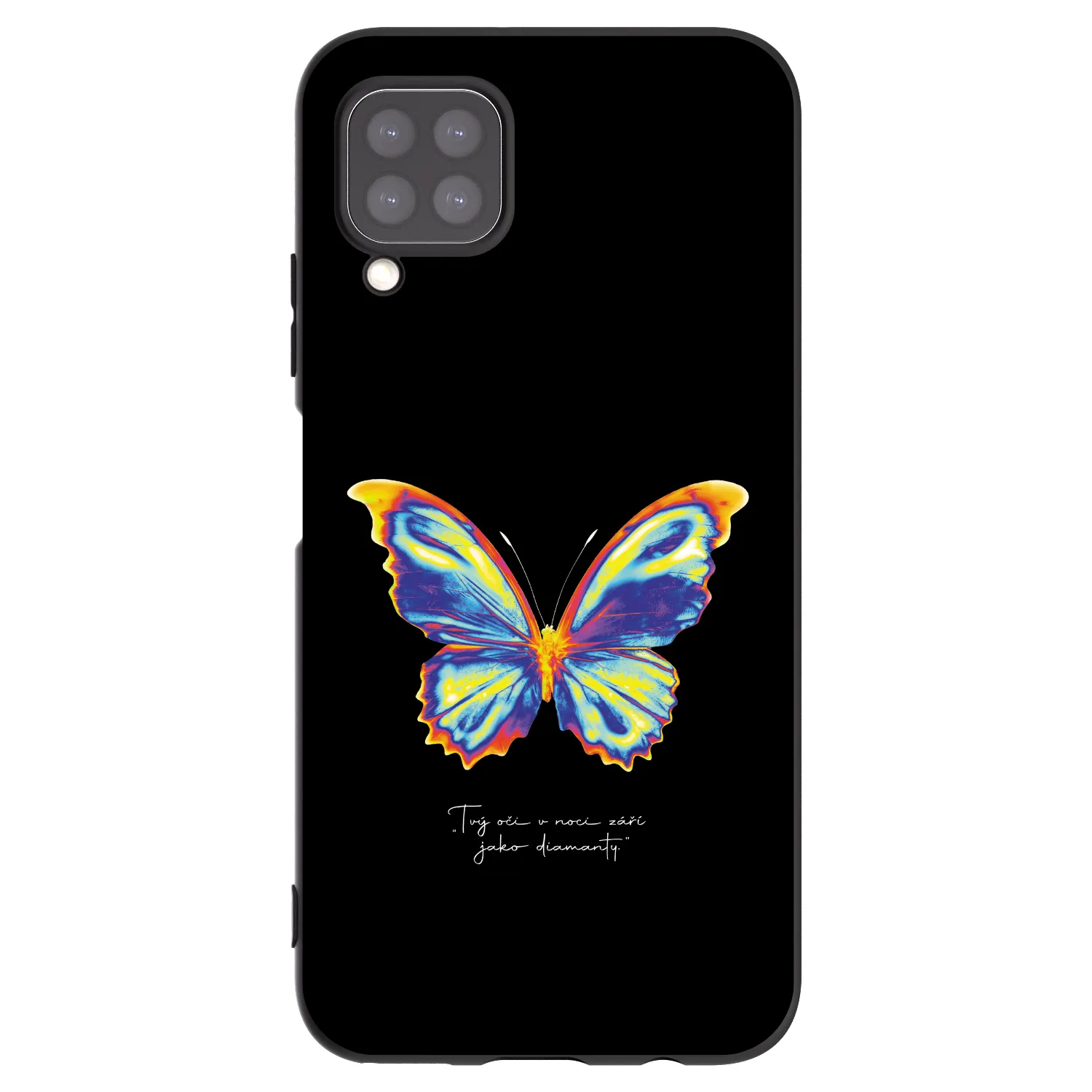 Picasee fekete szilikon tok az alábbi mobiltelefonokra Huawei P40 Lite - Diamanty Black
