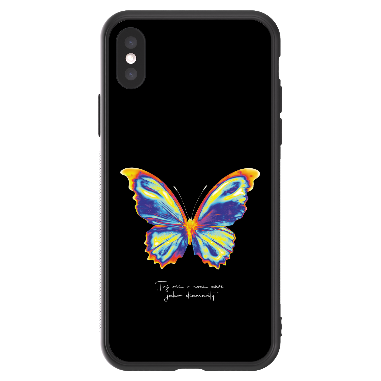 Picasee ULTIMATE CASE Apple iPhone X/XS - készülékre - Diamanty Black