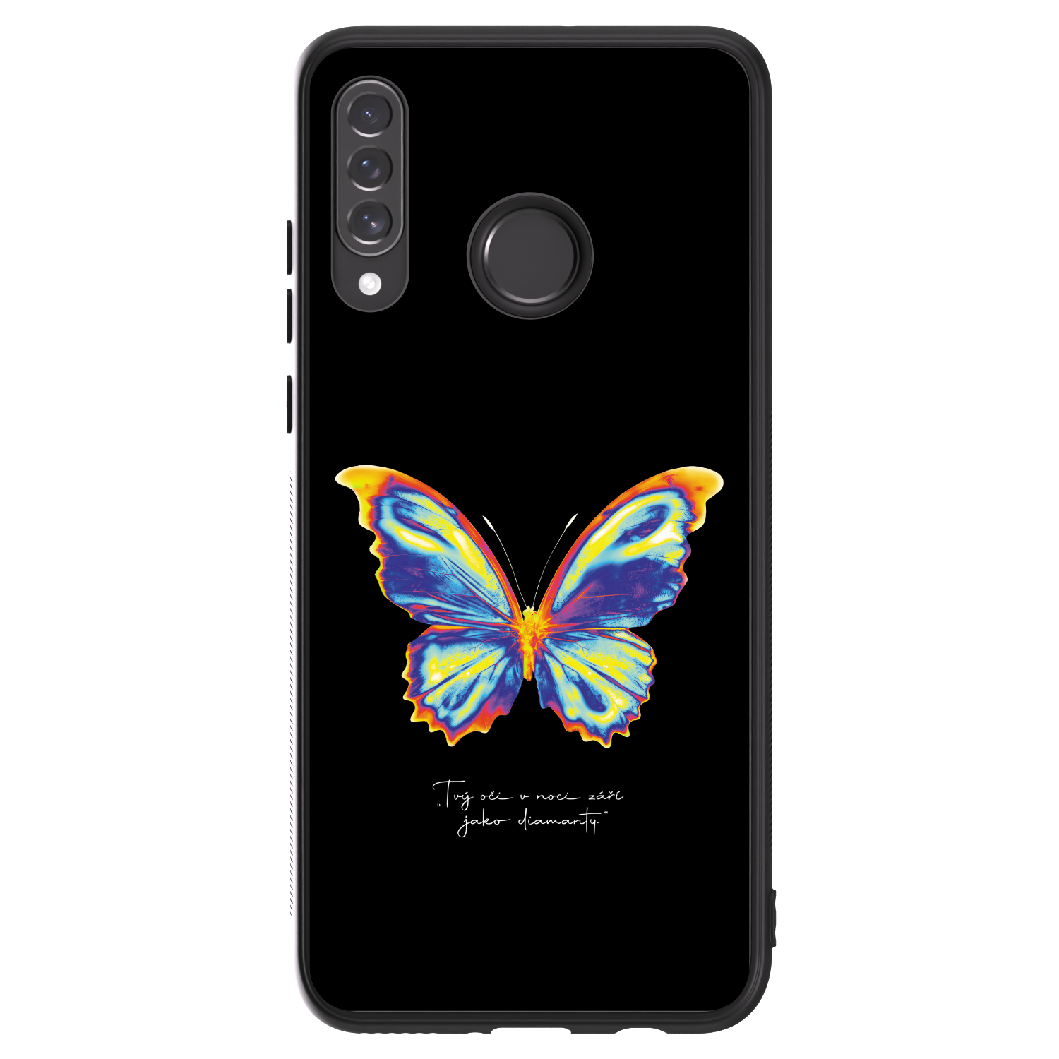 Picasee ULTIMATE CASE Huawei P30 Lite - készülékre - Diamanty Black