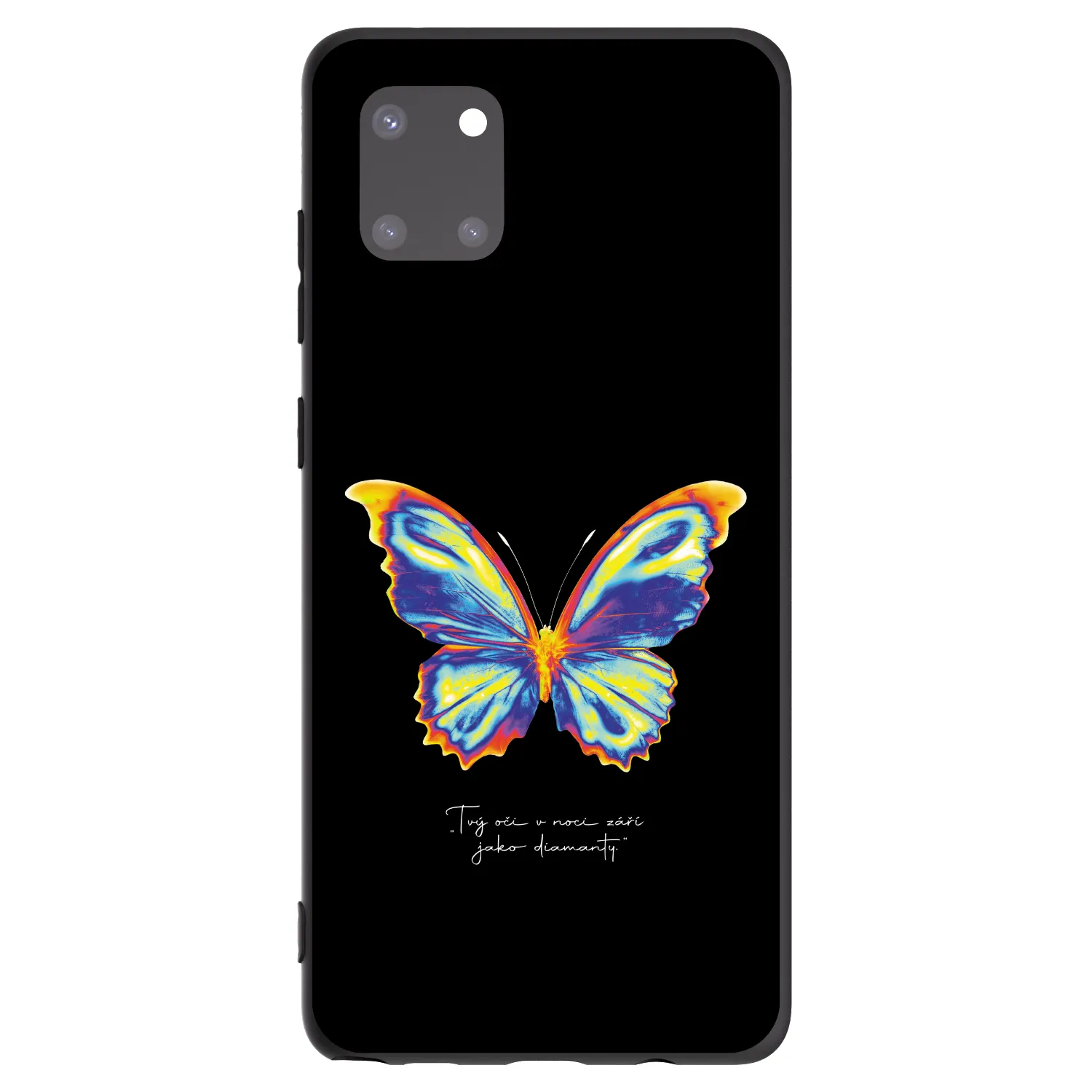 Picasee fekete szilikon tok az alábbi mobiltelefonokra Samsung Galaxy Note 10 Lite N770F - Diamanty Black