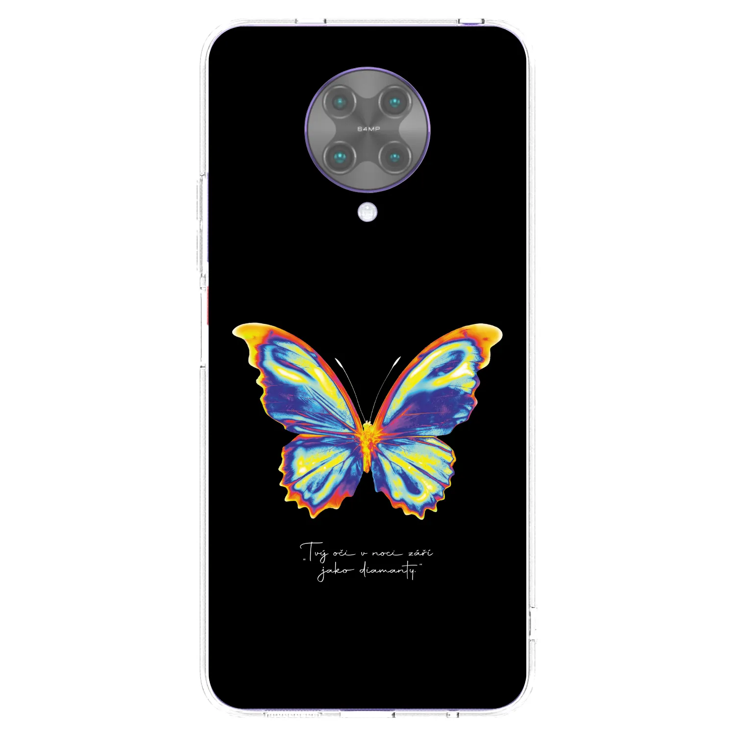 Picasee átlátszó szilikon tok az alábbi mobiltelefonokra Xiaomi Poco F2 Pro - Diamanty Black