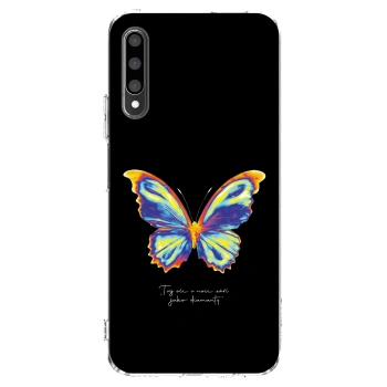 Picasee átlátszó szilikon tok az alábbi mobiltelefonokra Honor 9X Pro - Diamanty Black