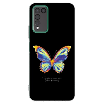 Picasee átlátszó szilikon tok az alábbi mobiltelefonokra Honor 10X Lite - Diamanty Black
