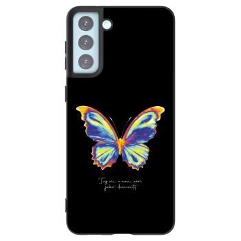 Picasee fekete szilikon tok az alábbi mobiltelefonokra Samsung Galaxy S21+ 5G G996F - Diamanty Black