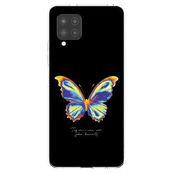 Picasee átlátszó szilikon tok az alábbi mobiltelefonokra Samsung Galaxy A42 A426B - Diamanty Black