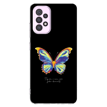 Picasee átlátszó szilikon tok az alábbi mobiltelefonokra Samsung Galaxy A32 5G A326B - Diamanty Black