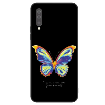 Szilikon tok erre a típusra Samsung Galaxy A50 A505F - Diamanty Black