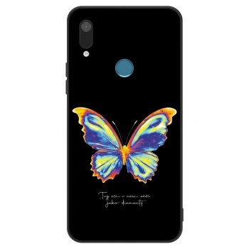 Szilikon tok erre a típusra Huawei Y7 2019 - Diamanty Black