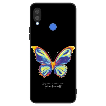 Szilikon tok erre a típusra Huawei Nova 3 - Diamanty Black
