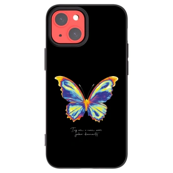 Picasee fekete szilikon tok az alábbi mobiltelefonokra Apple iPhone 13 mini - Diamanty Black