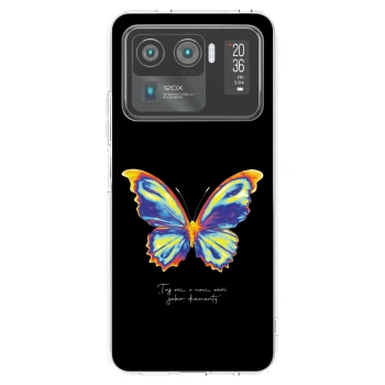 Picasee átlátszó szilikon tok az alábbi mobiltelefonokra Xiaomi Mi 11 Ultra - Diamanty Black