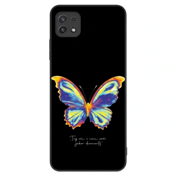Szilikon tok erre a típusra Samsung Galaxy A22 A226B 5G - Diamanty Black