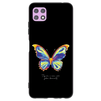Picasee fekete szilikon tok az alábbi mobiltelefonokra Samsung Galaxy A22 A226B 5G - Diamanty Black