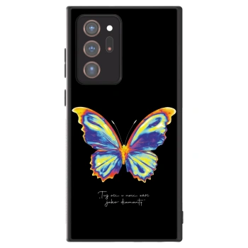 Szilikon tok erre a típusra Samsung Galaxy Note 20 Ultra - Diamanty Black