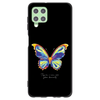 Picasee fekete szilikon tok az alábbi mobiltelefonokra Samsung Galaxy A22 A225F 4G - Diamanty Black