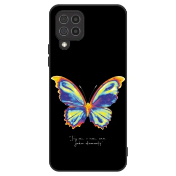 Szilikon tok erre a típusra Samsung Galaxy A22 A225F 4G - Diamanty Black