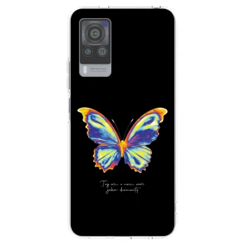 Picasee átlátszó szilikon tok az alábbi mobiltelefonokra Vivo X60 Pro 5G - Diamanty Black