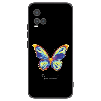 Picasee fekete szilikon tok az alábbi mobiltelefonokra Vivo Y33s - Diamanty Black
