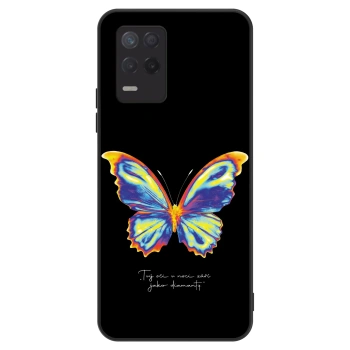 Szilikon tok erre a típusra Realme 8 5G - Diamanty Black