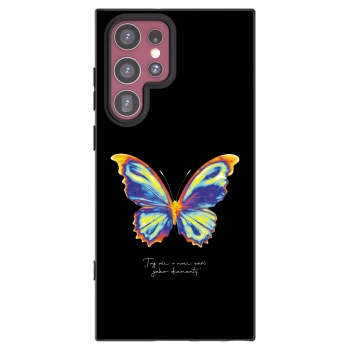 Picasee fekete szilikon tok az alábbi mobiltelefonokra Samsung Galaxy S22 Ultra 5G - Diamanty Black