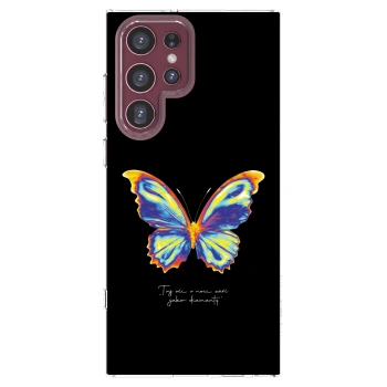 Picasee átlátszó szilikon tok az alábbi mobiltelefonokra Samsung Galaxy S22 Ultra 5G - Diamanty Black