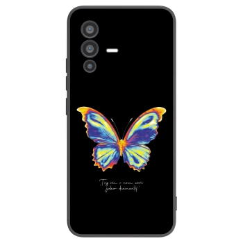 Picasee fekete szilikon tok az alábbi mobiltelefonokra Vivo V23 5G - Diamanty Black