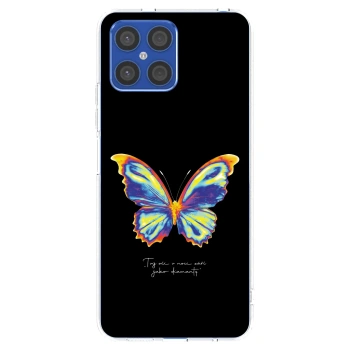 Picasee átlátszó szilikon tok az alábbi mobiltelefonokra Honor X8 4G - Diamanty Black