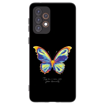 Picasee fekete szilikon tok az alábbi mobiltelefonokra Samsung Galaxy A33 5G A336 - Diamanty Black