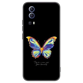 Picasee fekete szilikon tok az alábbi mobiltelefonokra Vivo Y52 5G - Diamanty Black