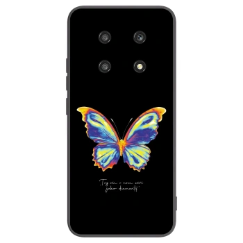 Picasee fekete szilikon tok az alábbi mobiltelefonokra Honor Magic4 Lite 5G - Diamanty Black