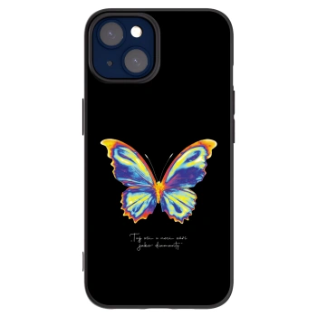 Picasee fekete szilikon tok az alábbi mobiltelefonokra Apple iPhone 14 - Diamanty Black