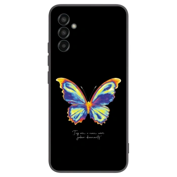 Picasee fekete szilikon tok az alábbi mobiltelefonokra Samsung Galaxy M13 M135F - Diamanty Black