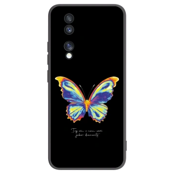 Picasee fekete szilikon tok az alábbi mobiltelefonokra Honor 70 - Diamanty Black