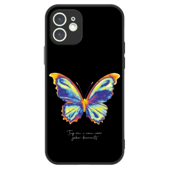 Picasee ULTIMATE CASE MagSafe Apple iPhone 12 - készülékre - Diamanty Black