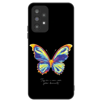 Szilikon tok erre a típusra Samsung Galaxy A73 5G - Diamanty Black